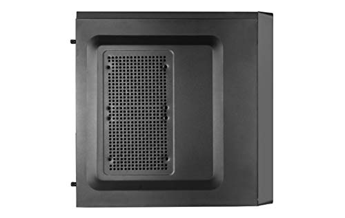 Nox Coolbay RX - NXCBAYRX - Caja de ordenador ATX y micro ATX, USB 3.0, frontal acabado metal mesh, espacio hasta 3 ventiladores, 4 discos duros y graficas hasta 370mm, color negro