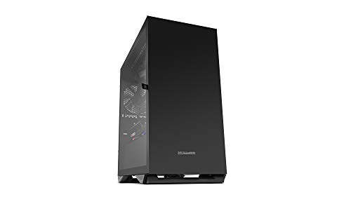 NOX Hummer Zero - NXHUMMERZEROBK - Minitorre Micro ATX-ITX, diseño Minimalista, cristal Templado, ventilador 120mm preinstalado, espacio hasta 5 ventiladores, filtro antipolvo, USB 3.0, color negro