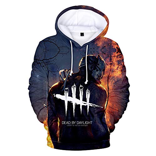 N/P Otoño/Invierno Unisex Dead by Daylight Ropa para niños Adultos Sudadera 3D Impresión en Color Pullover Hombres/Mujeres Suéter Casual Pareja S-XXXL