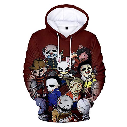 N/P Otoño/Invierno Unisex Dead by Daylight Ropa para niños Adultos Sudadera 3D Impresión en Color Pullover Hombres/Mujeres Suéter Casual Pareja S-XXXL