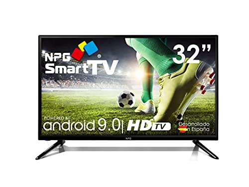 NPG 430L32H 2021 – 32” HD Smart TV Android 9.0, Procesador Quad Core, WiFi, DVB-T2/C, PVR, Screen Mirroning, Smart TV Multilenguaje