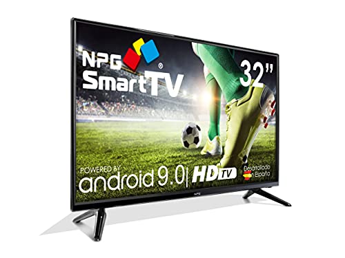 NPG 430L32H 2021 – 32” HD Smart TV Android 9.0, Procesador Quad Core, WiFi, DVB-T2/C, PVR, Screen Mirroning, Smart TV Multilenguaje