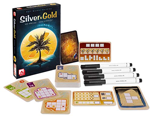 NSV - 4088 – Silver & Gold – Juego de Cartas