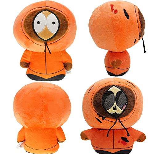 NSXX Juego de Peluches de South Park de 18 cm / 7 Pulgadas, 2/3/5 Piezas de Juguete de Felpa Stan / Kenny / Kyle / Cartman para fanáticos, niños y niñas (2)