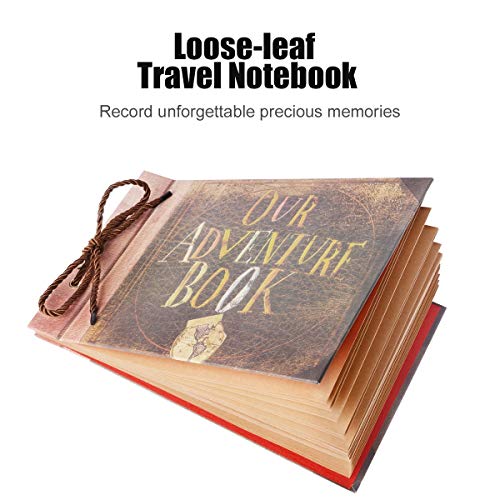 Nuestro libro de aventuras Pixar hecho a mano DIY álbum de recortes familiar, retro álbum, álbum de recortes de aniversario