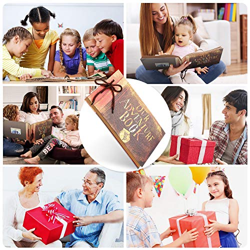 Nuestro libro de aventuras Pixar hecho a mano DIY álbum de recortes familiar, retro álbum, álbum de recortes de aniversario