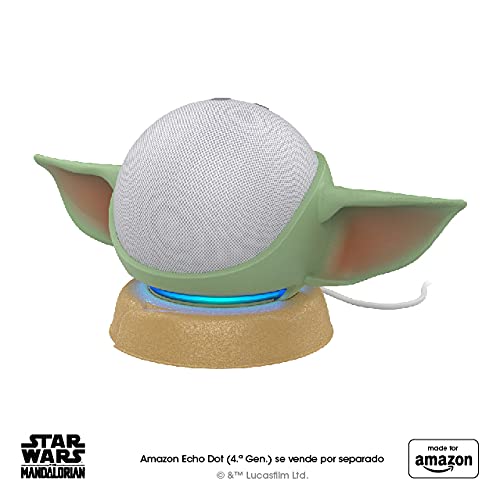 Nuevo soporte Made for Amazon para Amazon Echo Dot (4.ª generación) inspirado en Star Wars The Mandalorian Baby Grogu™