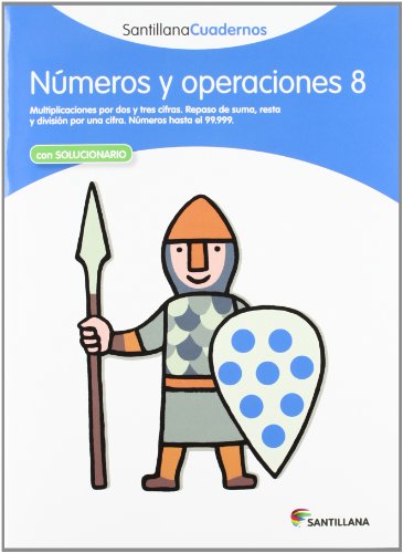 NÚMEROS Y OPERACIONES 8 SANTILLANA CUADERNOS - 9788468012346