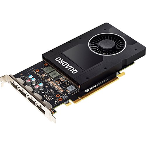 Nvidia Quadro P2000 - Tarjeta de vídeo (5 GB, GDDR5, 128 bits, PCI Express, 3,0 x 16), color negro