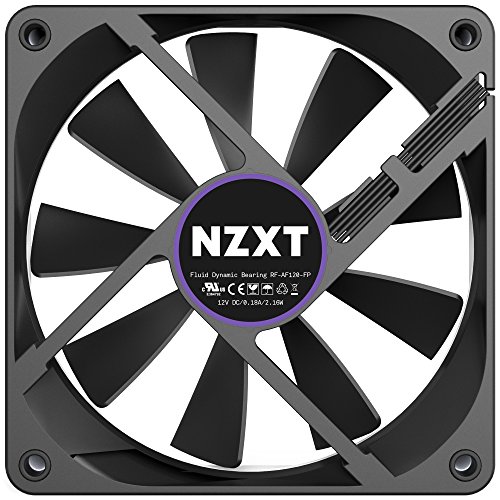 Nzxt - Ventilador Ordenador Simple De 120Mm Silencioso (Rf-Af120-B1), Negro