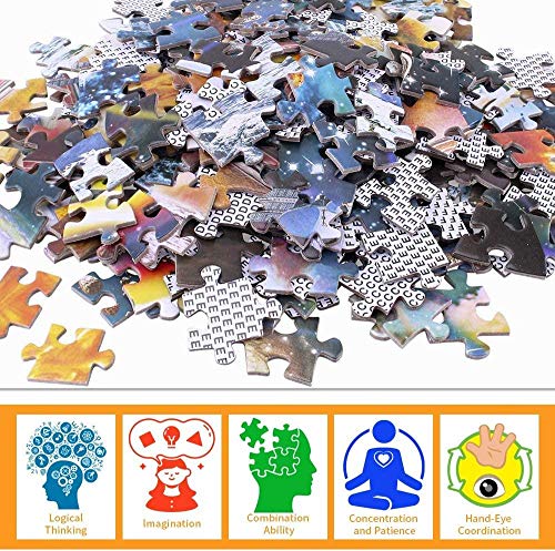 OAEC Puzzle 1500 Piezas para Adultos DIY Grande Wooden Jigsaw Puzzles Tenerife, España Challenging Teen Casual Puzzle Educational Game Juguete Regalo 87X58Cm
