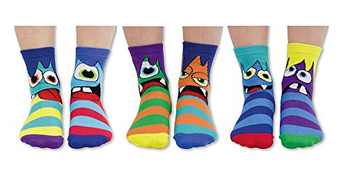 Oddsocks Mini Mashers - Juego de calcetines (6 unidades, talla 27-30,5