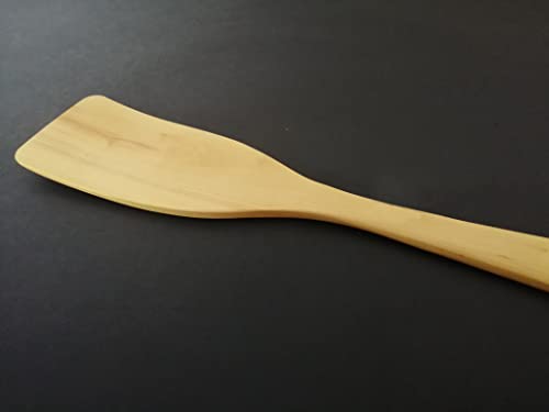 OFERTA "REGALO DE NAVIDAD" PALA RECTA ANCHA DE MADERA DE BOJ 31CM. Producto español artesano. Hecho a mano. "ENVÍO GRATIS". Larga duración.