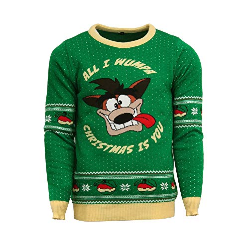 Official Crash Bandicoot Christmas Jumper/Ugly Sweater - UK L/US M