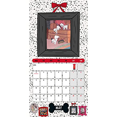 Official Disney 101 Dalmatians 2022 Calendar - Month To View Square Wall Calendar (The Official Disney 101 Dalmations Square Wall Calendar)