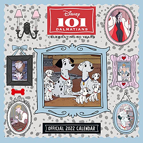 Official Disney 101 Dalmatians 2022 Calendar - Month To View Square Wall Calendar (The Official Disney 101 Dalmations Square Wall Calendar)