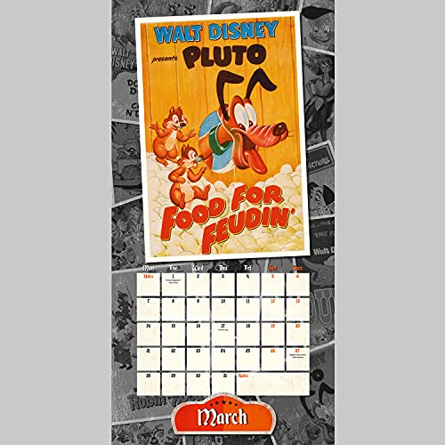 Official Disney Vintage Posters 2022 Calendar - Month To View Square Wall Calendar (The Official Disney Vintage Posters Square Calendar 2022)