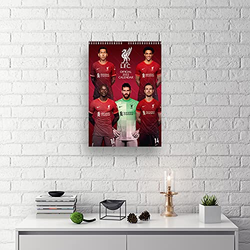 Official Liverpool Football Club 2022 Calendar - Month To View A3 Wall Calendar (The Official Liverpool FC A3 Calendar 2022)
