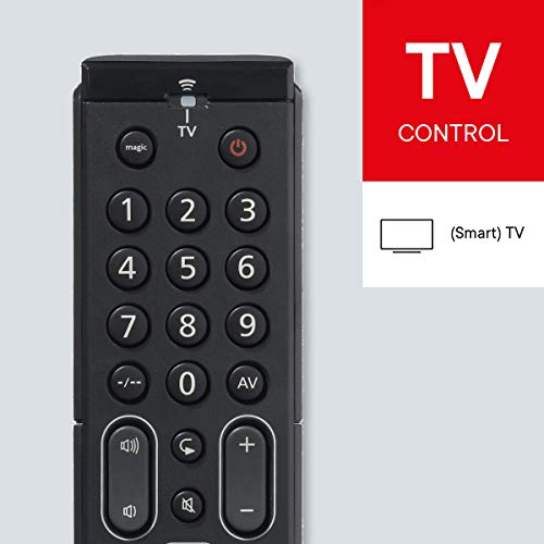 One For All URC7110 Essence TV - Mando a Distancia Universal para Todo Tipo de Televisores, Funciona con Todas las Marcas de Televisores, color Negro