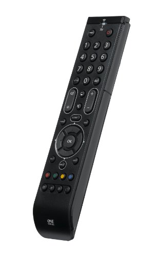 One For All URC7110 Essence TV - Mando a Distancia Universal para Todo Tipo de Televisores, Funciona con Todas las Marcas de Televisores, color Negro