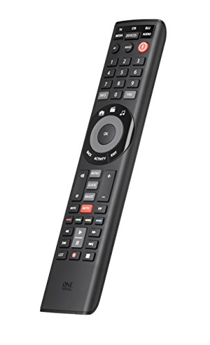 One For All URC7955 Smart Control 5 – Mando a distancia Universal para 5 dispositivos – 100% compatible – App gratuita para configuración – Tecla NETTV - negro