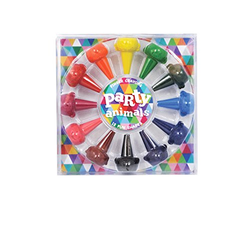 OOLY Party Animals - Juego de 12 ceras para dedos (133-075)