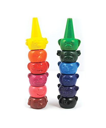 OOLY Party Animals - Juego de 12 ceras para dedos (133-075)