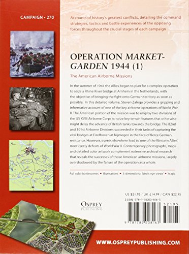 Operation Market-Garden 1944 (1): The American Airborne Missions: 270 (Campaign)