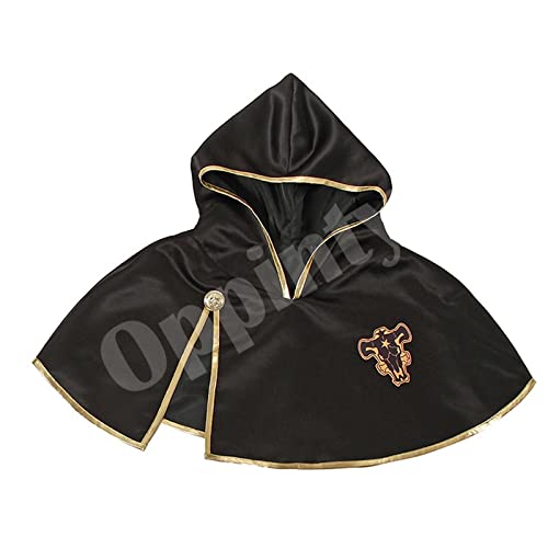 Oppinty Disfraz de Cosplay Black Clover Asta Juego completo de capa para fiesta de disfraces de Halloween L Negro