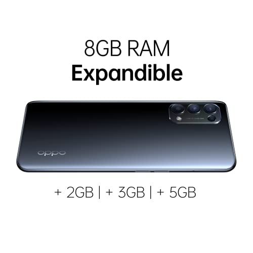 OPPO Find X3 Lite 5G - Pantalla 6,43" (AMOLED 90 Hz, 8GB + 128GB, Snapdragon 765G, 4300 mAh, carga rápida 65W. Cuádruple cámara 64MP + 8MP + 2MP + 2MP, ) Negro [Versión ES/PT]