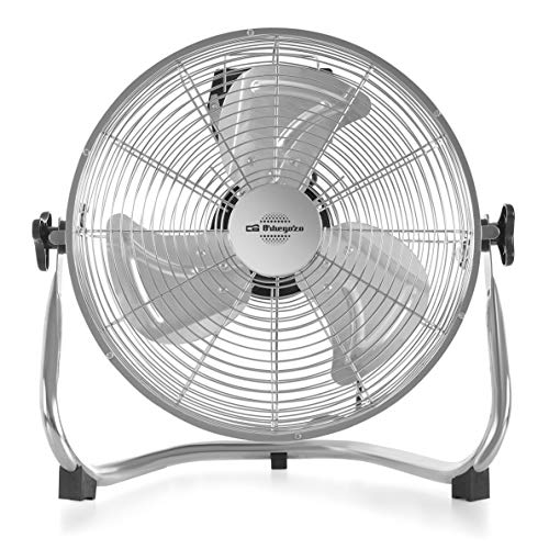 Orbegozo PW 1332 -Ventilador industrial Power Fan, 3 velocidades, aspas metálicas, inclinación regulable, asa de transporte, 45 W