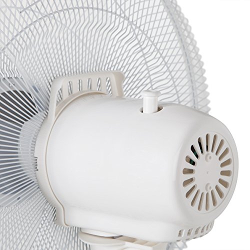 Orbegozo SF 0147 - Ventilador de pie oscilante, 3 niveles de ventilación, tamaño aspas 40 cm, altura regulable, 50 W, blanco