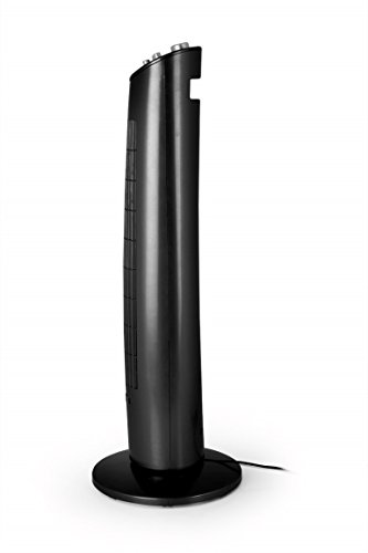 Orbegozo TW 0800 - Ventilador de torre con temporizador, bandeja para Esencias, 3 Velocidades, movimiento oscilante, 60 W