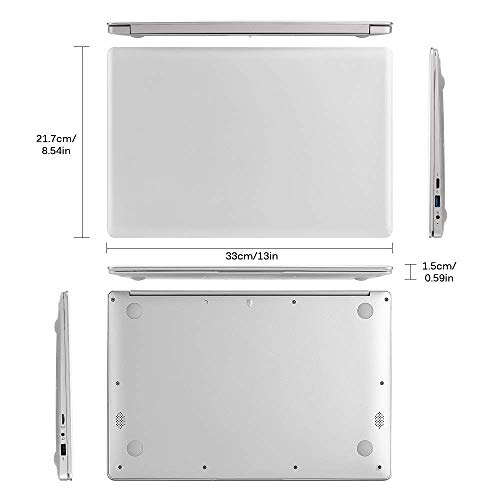 Ordenador Portátil de 15.6” FHD (Intel Celeron_j3455, 6GB RAM, 128GB SSD, cámara Web HD, Sistema operativo Windows 10 preinstalado, 1920 * 1080)