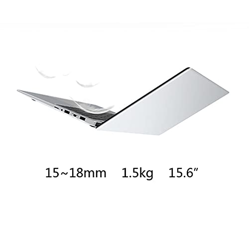 Ordenador portátil de 15,6 pulgadas, Win 10 Pro, Full HD 1366 × 768 IPS, Intel Celeron J3455 Quad Core, 8 GB de RAM, 128 GB SSD, Educación empresarial, webcam, clase online