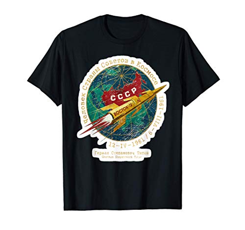 Original CCCP Space Program Boctok-2 Proud Russian Vintage Camiseta