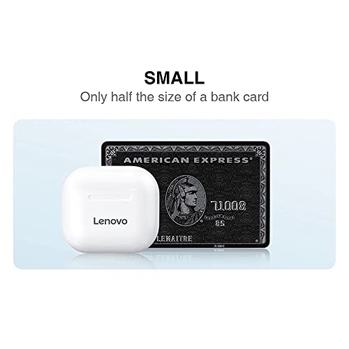 Original Lenovo TWS auricular inalámbrico Bluetooth control táctil deporte auriculares estéreo con 300 mAh cargador caso