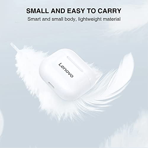 Original Lenovo TWS auricular inalámbrico Bluetooth control táctil deporte auriculares estéreo con 300 mAh cargador caso