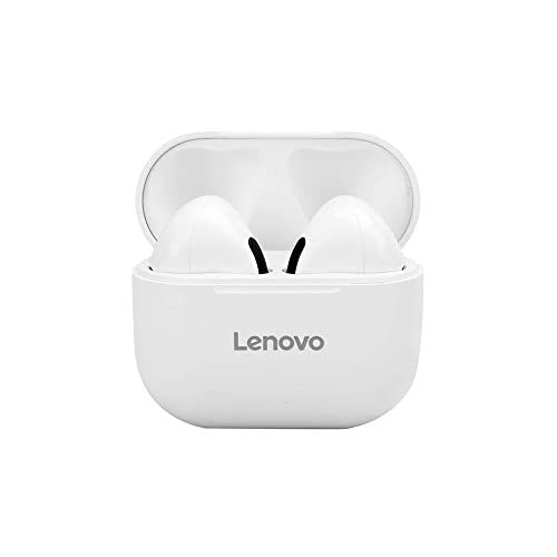 Original Lenovo TWS auricular inalámbrico Bluetooth control táctil deporte auriculares estéreo con 300 mAh cargador caso
