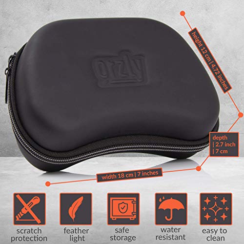 Orzly Funda para Google Stadia Controller - Funda protectora con bolsillo interno para cable de carga