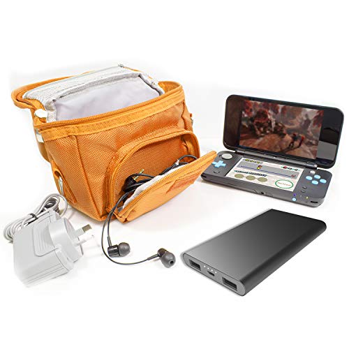 Orzly Travel Bag for Nintendo DS Consoles (Bolsa de Viaje para Consola Juegos y Accessarios) - Adapta TODOS Los Versiones de DS con Pantalla Plegable (Por ejemplo: DS / 3DS / 3DS XL / DS Lite / DSi / New 3DS / New 3DS XL / 2DS XL / etc pero no 2DS Modelo 