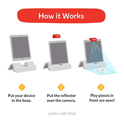 Osmo Coding Starter Kit para iPad - 3 Juegos prácticos de Aprendizaje - Edades 5-10 + - Aprende a codificar, Conceptos básicos de codificación y Rompecabezas de codificación - Base para iPad incluida