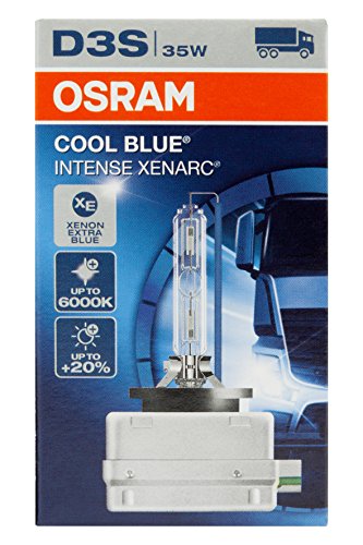 OSRAM XENARC COOL BLUE INTENSE D3S HID, lámpara de xenón, lámpara de descarga, 66340CBI, estuche (1 unidad)