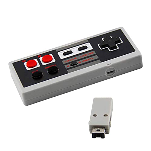 OSTENT Gamepad controlador inalámbrico recargable para Nintendo NES Mini Edición clásica consola Famicom Mini