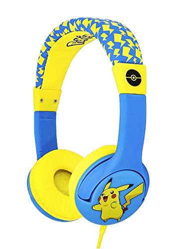 OTL Technologies Pokemon Pikachu - Auriculares con Cable para niños, Azul