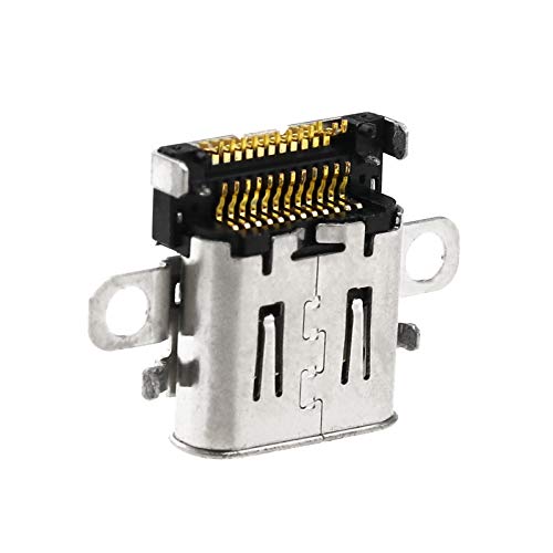 OTOTEC 2 x Reemplazo del conector del cargador USB tipo C Componente del puerto de carga para Nintendo Switch