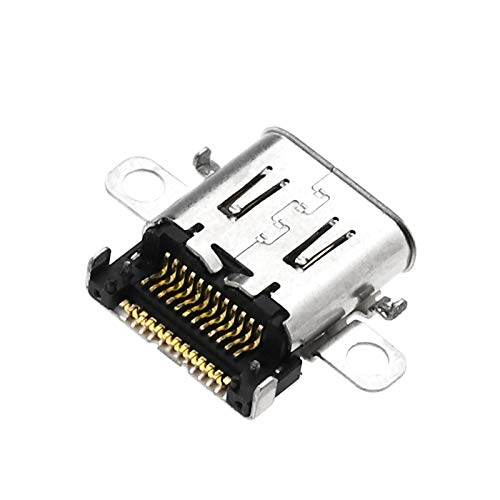 OTOTEC 2 x Reemplazo del conector del cargador USB tipo C Componente del puerto de carga para Nintendo Switch