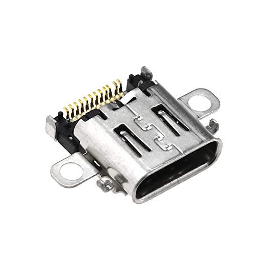 OTOTEC 2 x Reemplazo del conector del cargador USB tipo C Componente del puerto de carga para Nintendo Switch