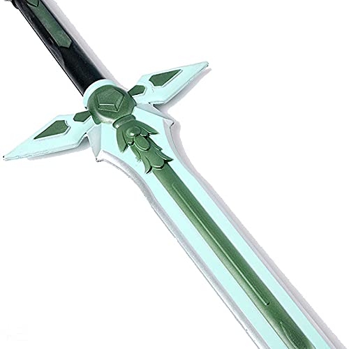 Oukerde Medieval Noble Knight PU Toy Sword,Sword Art Online Intérprete PU Rubber Anime Sword,Modelo de Arma Espada,Dark Chaser White Sword,Arma Cosplay