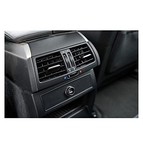 Outlet de aire Consola trasera Centro de la consola Outlet de aire fresco Vent de ventilación Cubierta de la parrilla para Fit For BMW X5 E70 X6 2008-2013 Coche Accesorios de interior Accesorios de de